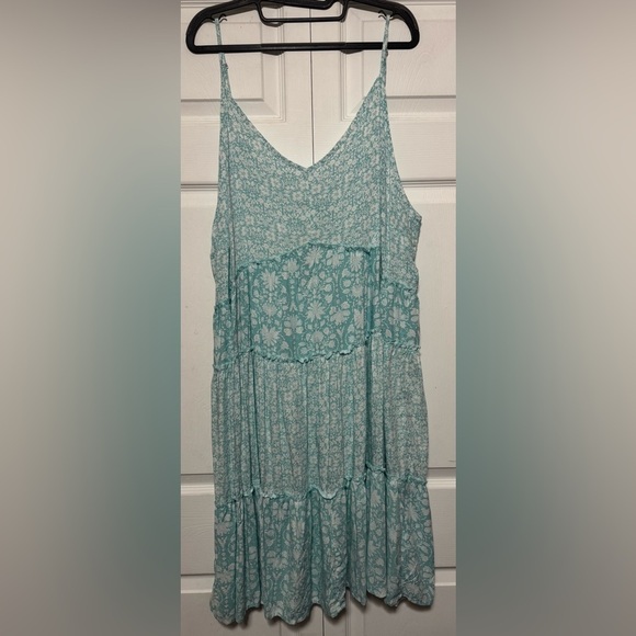 Maurice’s Floral Blue Sleeveless Dress Size 2X - Picture 1 of 3
